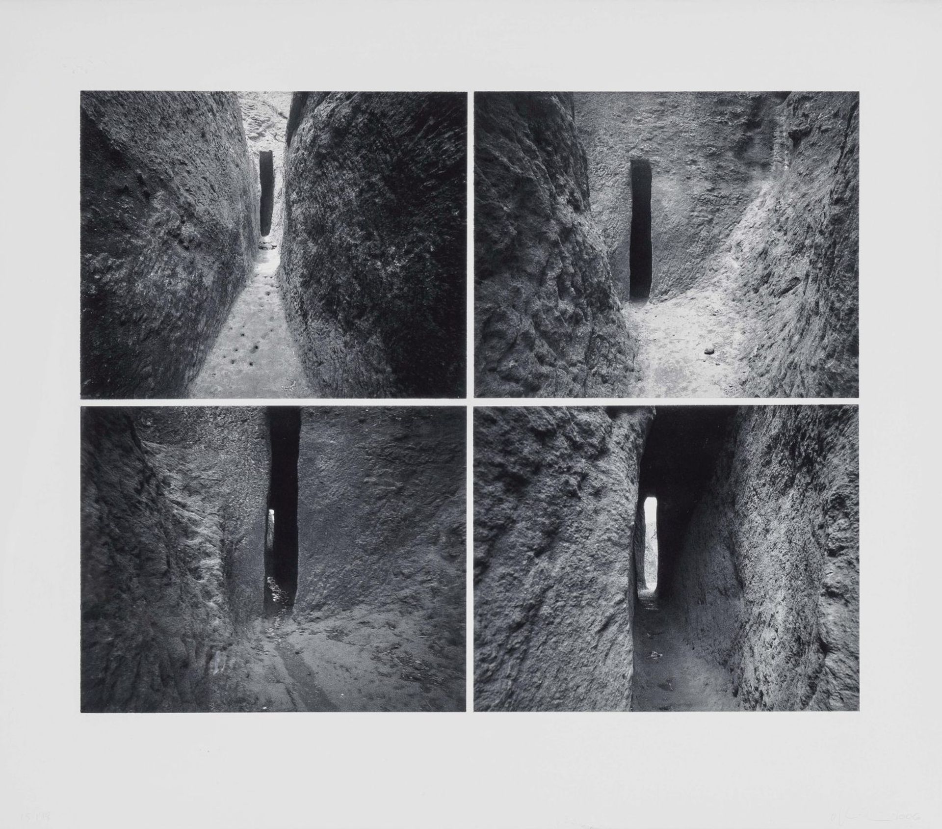 Elíasson, ÓlafurLalibela Void. 2006 Series of four sheets, each with four photogravures on soft - Bild 2 aus 4