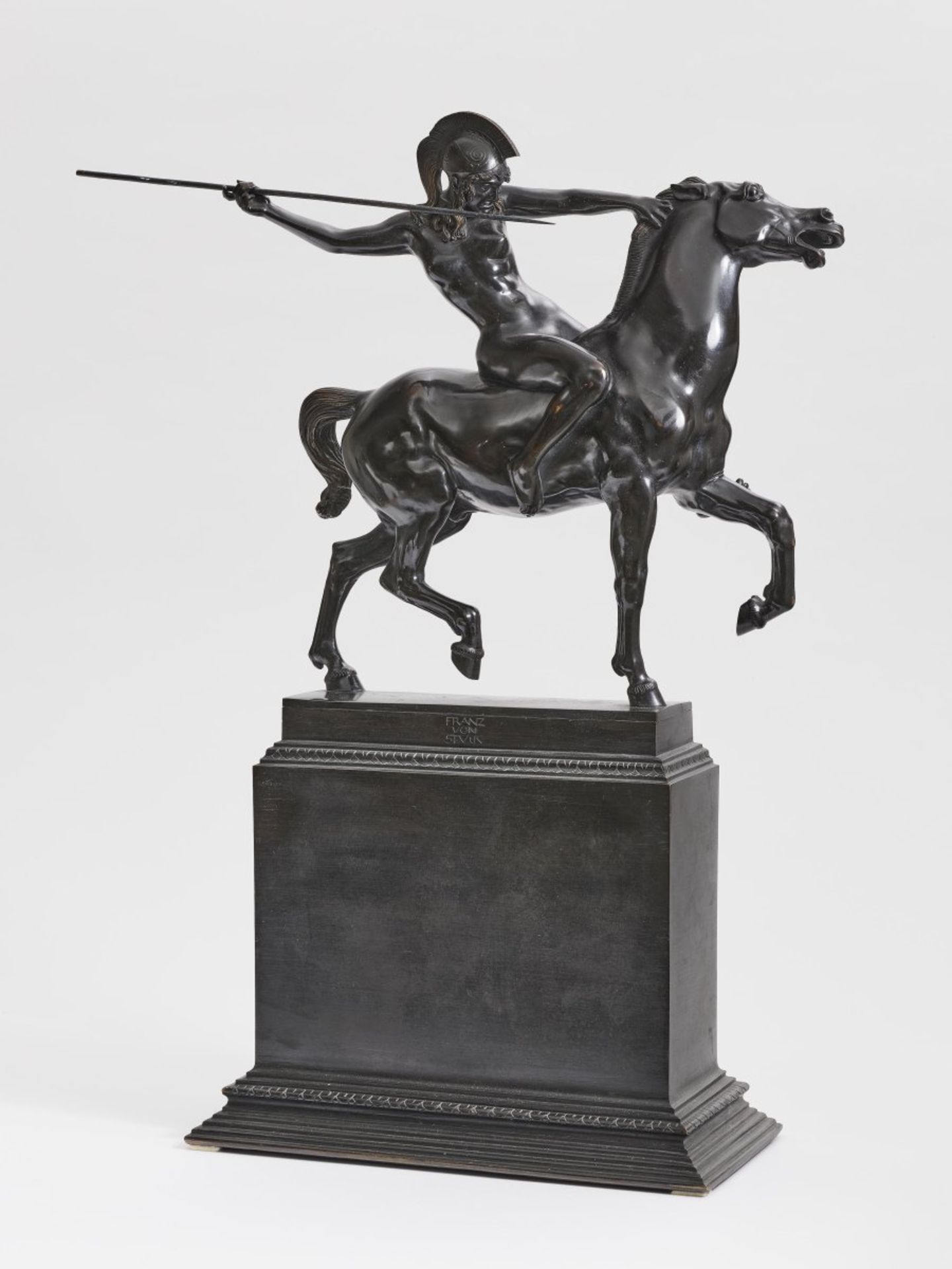 Stuck, Franz vonAmazon. 1897 Bronze, dark brown patinated approximately 39 x 48 x 14 cm Total