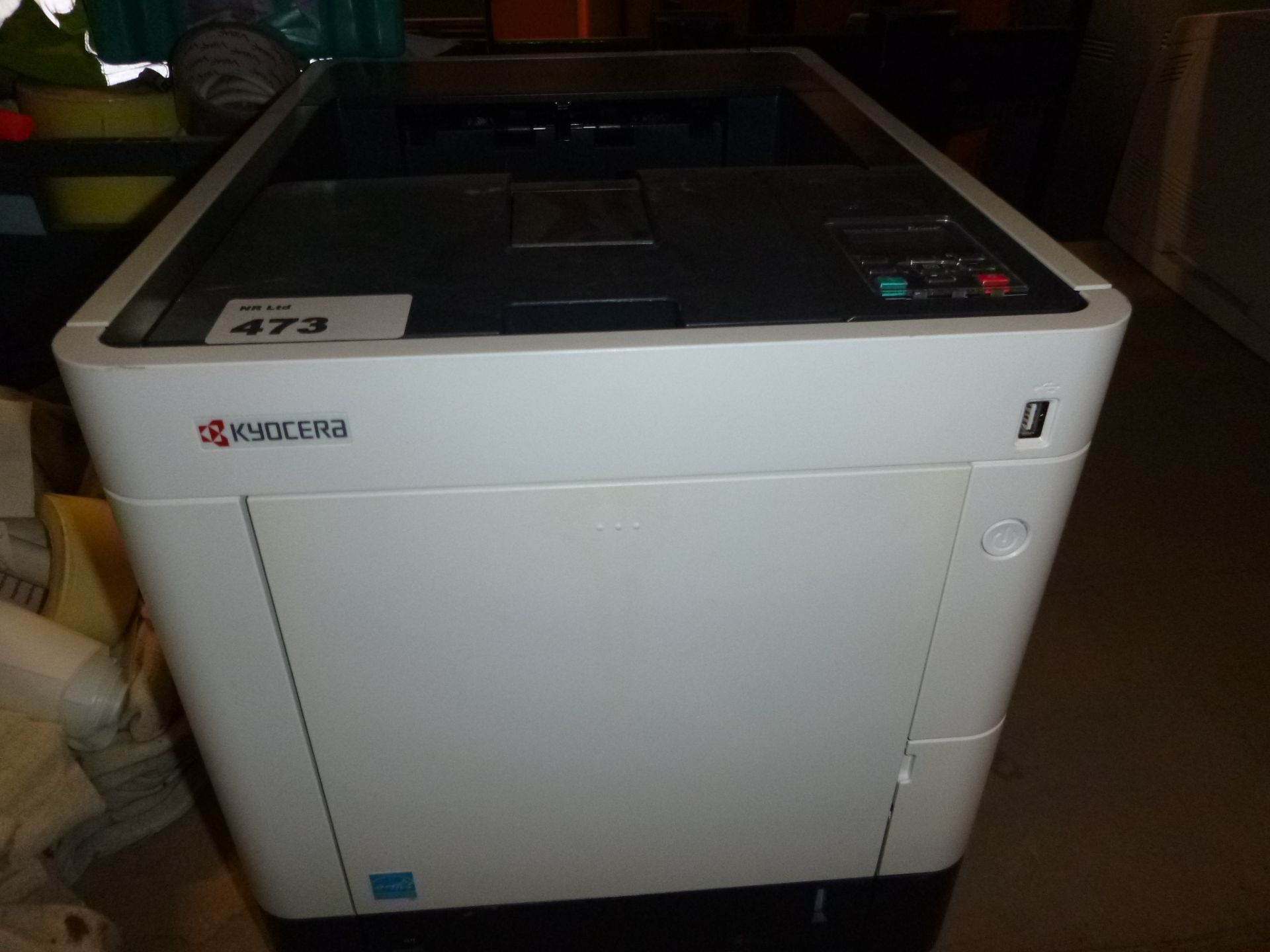KYOCERA ECOSYS P6130CDN NETWORK COLOUR LASER PRINTER WITH TEST PRINT