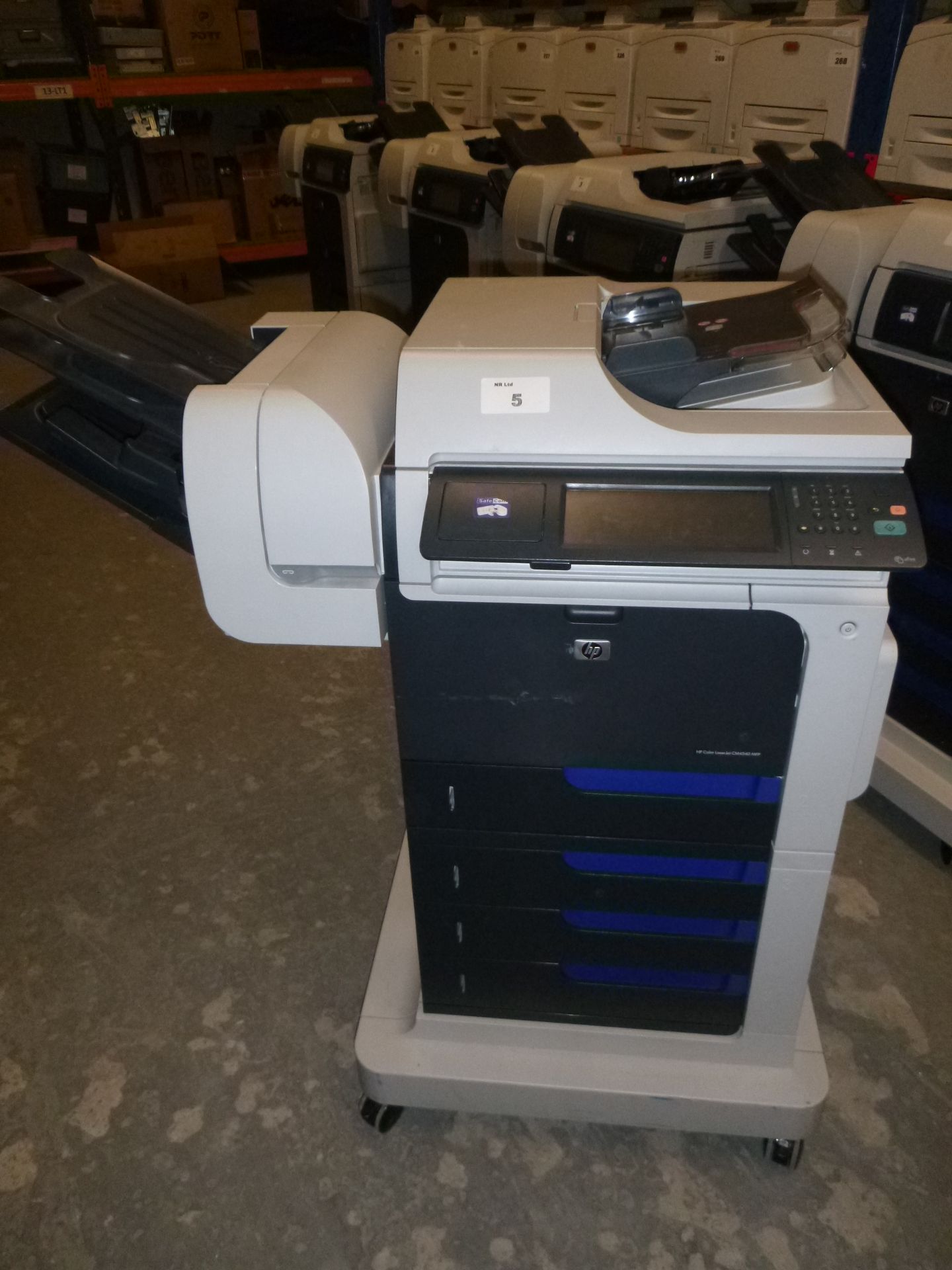 HP COLOUR LASERJET CM4540MFP PRINTER/SCAN/COPY/FAX 42PPM. WITH TEST PRINT. P/N CC421A