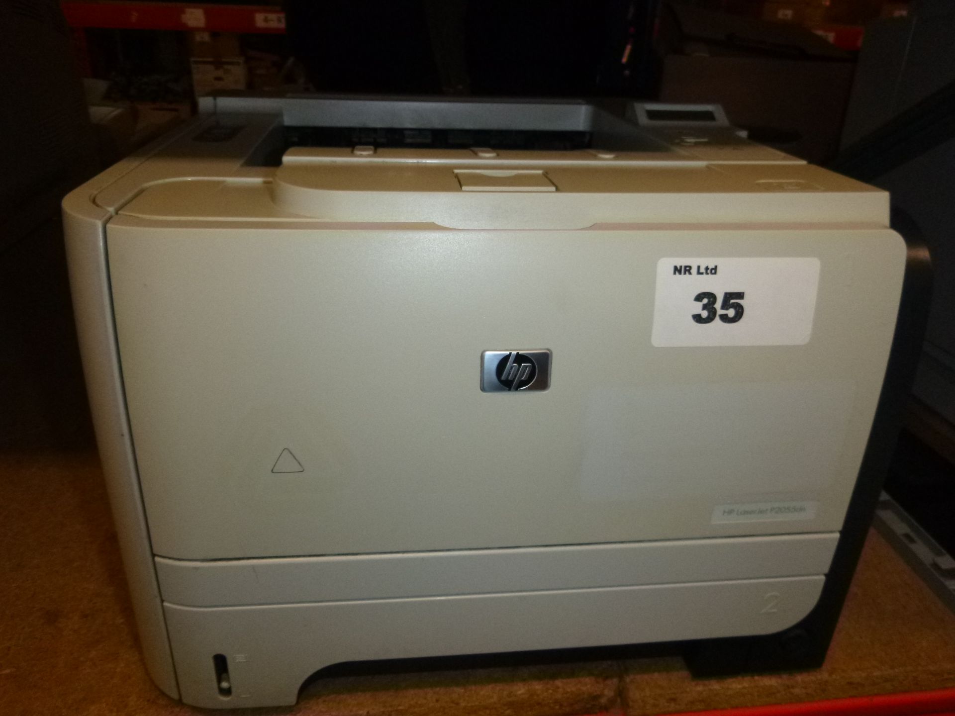 HP LASERJET P2055DN NETWORK LASER PRINTER WITH TEST PRINT