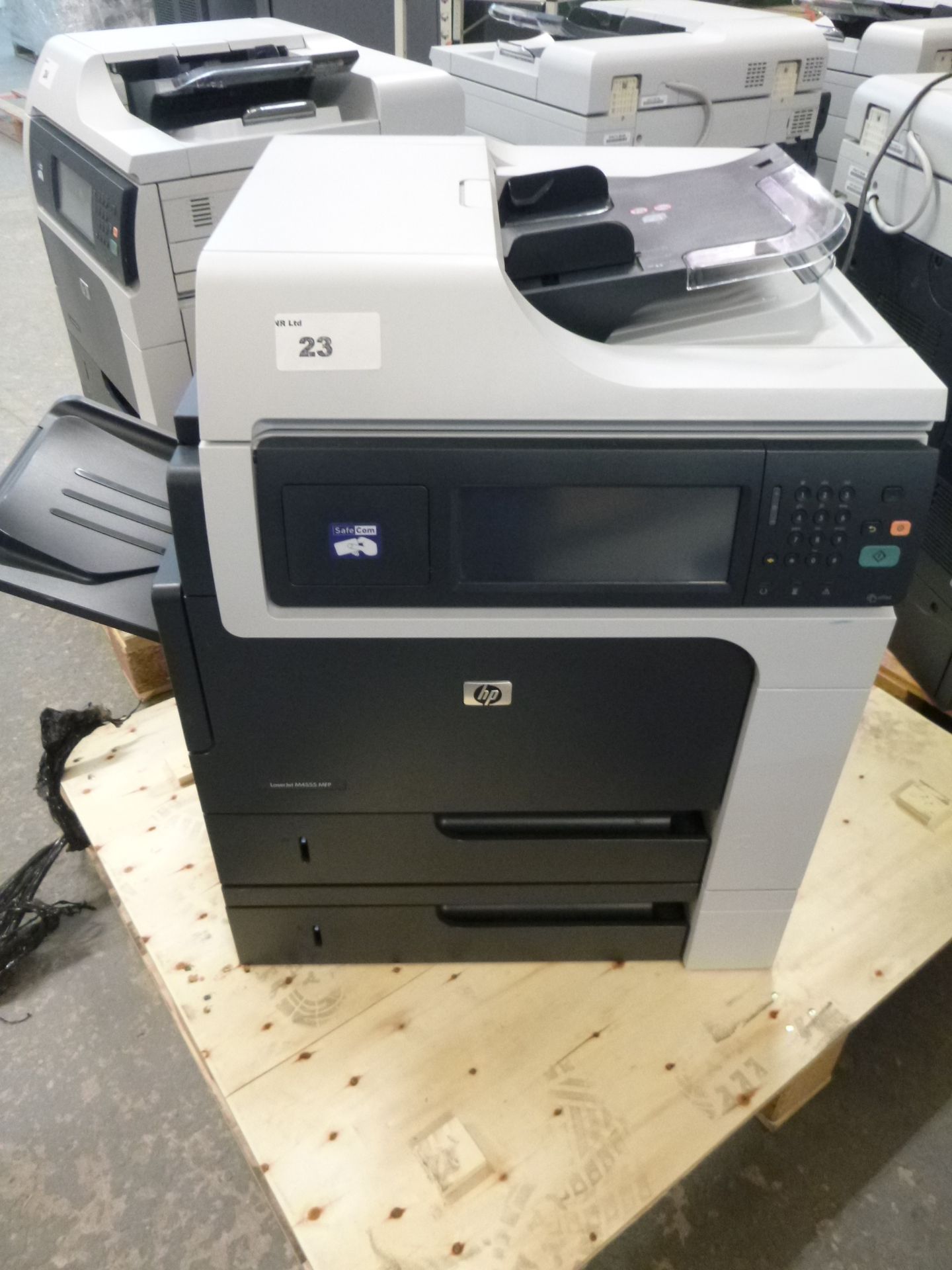 HP LASERJET M4555h MFP PRINTER/SCAN/COPY/FAX 55PPM. 1200 X 1200DPI. WITH TEST PRINT. P/N CE738A