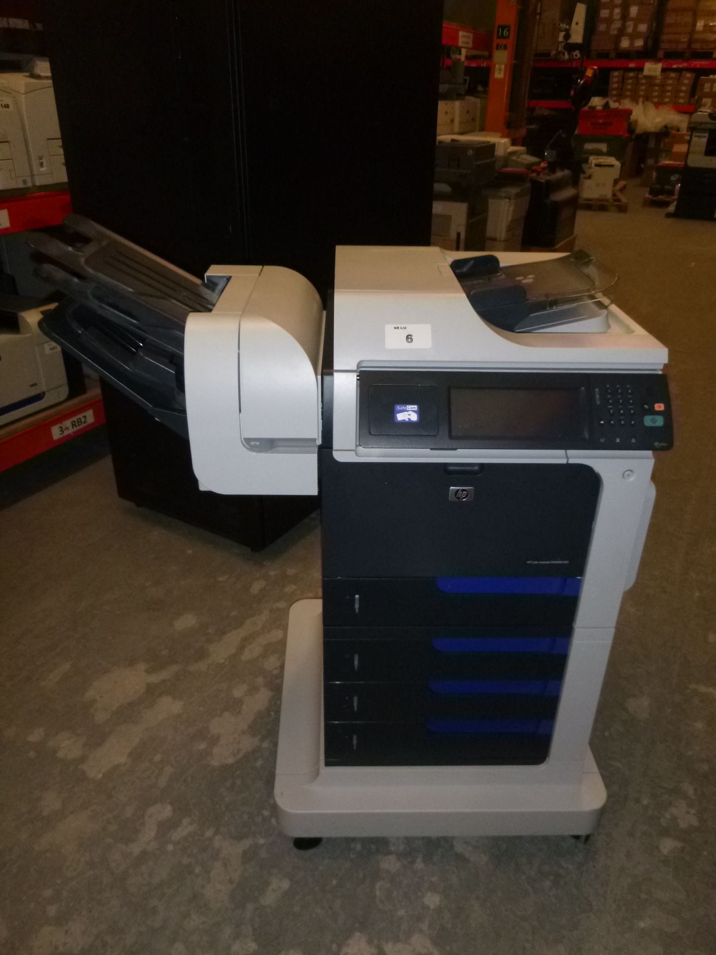 HP COLOUR LASERJET CM4540MFP PRINTER/SCAN/COPY/FAX 42PPM. WITH TEST PRINT. P/N CC421A. (SCANNER