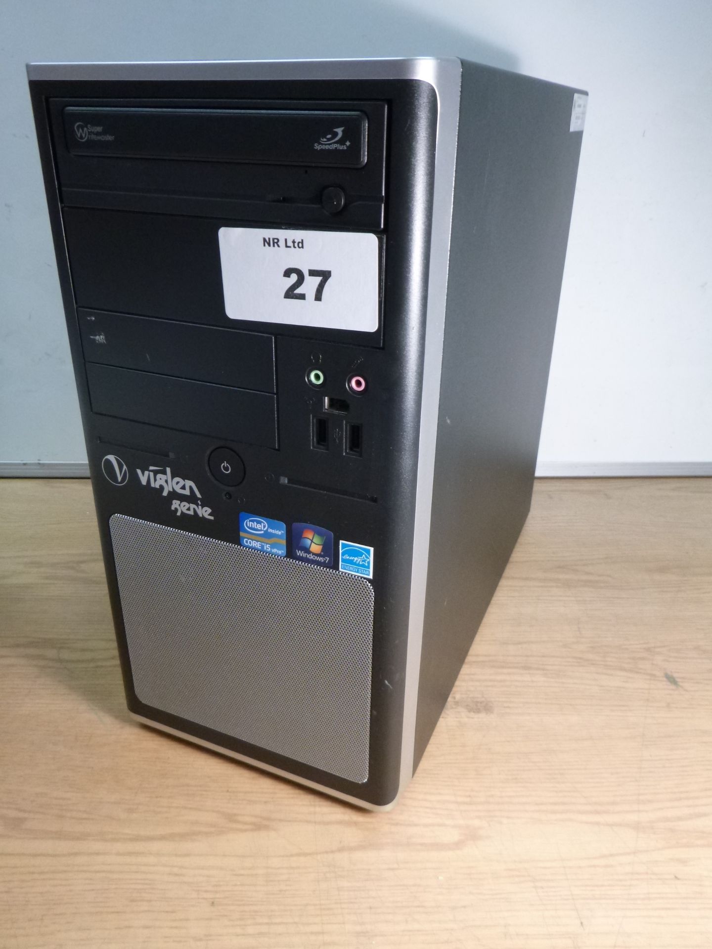 VIGLEN GENIE COMPUTER. CORE i5 3.10GHZ PROCESSOR, 4GB RAM, 250GB HDD, DVDRW. WINDOWS 7 HOME