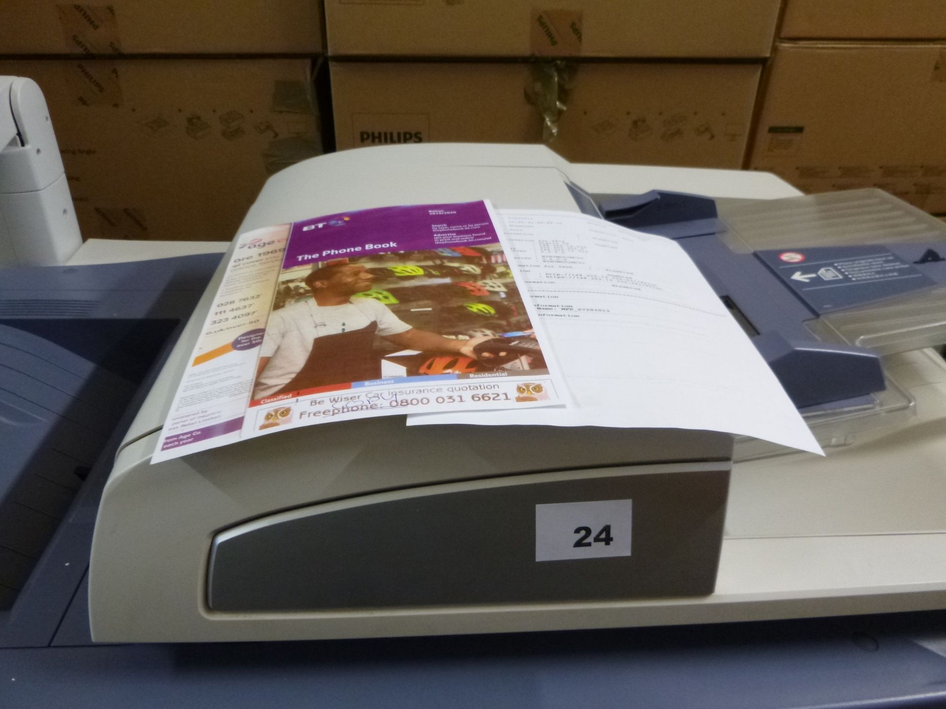 TOSHIBA Estudio 5520c MULTIFUNCTION PRINTER COPIER WITH TEST PRINT & COPY. - Image 2 of 2