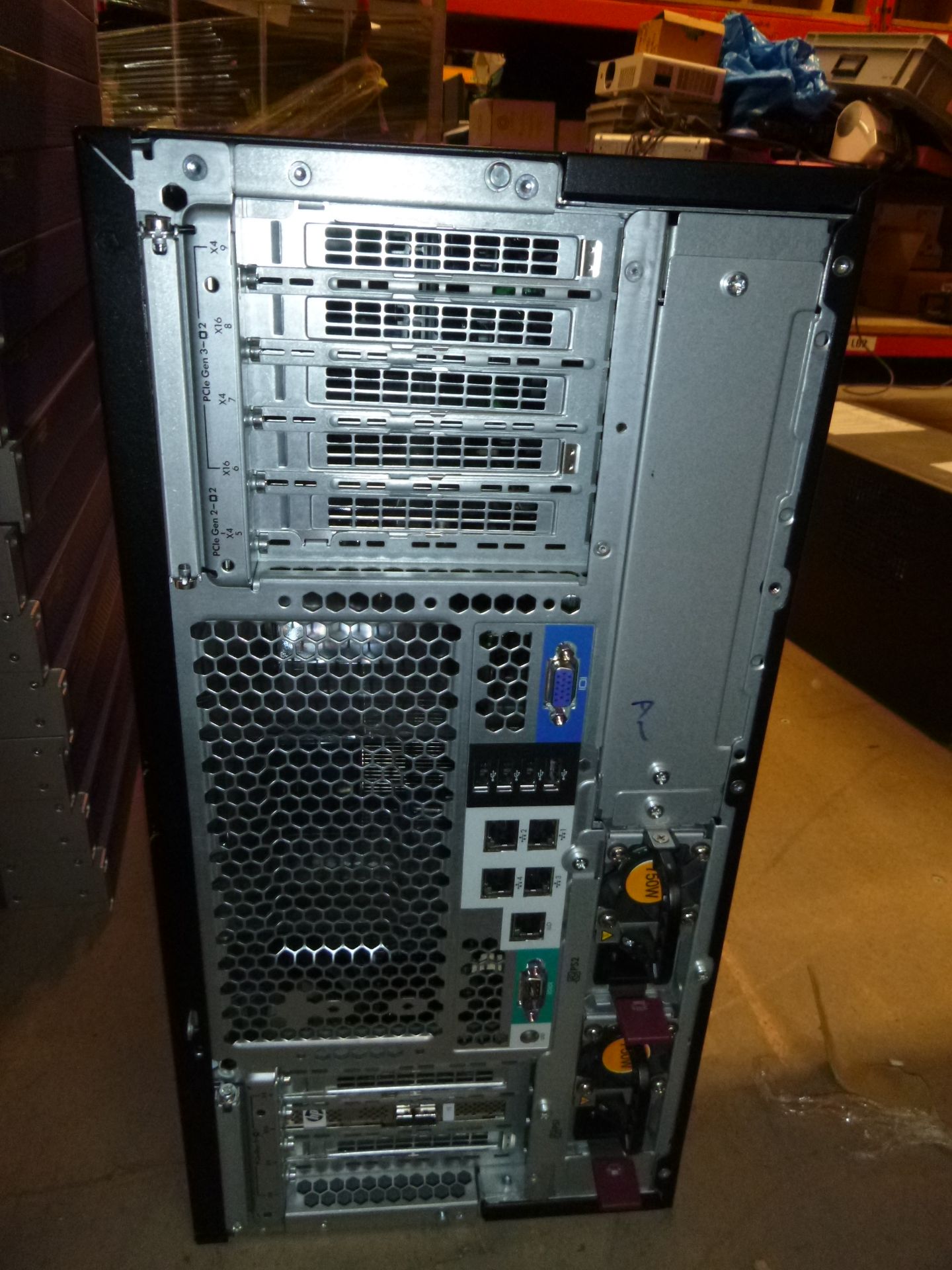 HP PROLIANT ML350p GENERATION 8 SERVER. 2 X XEON QUAD CORE E5-2609 PROCESSORS @ 2.5GHZ, 96GB RAM, HP - Image 4 of 4
