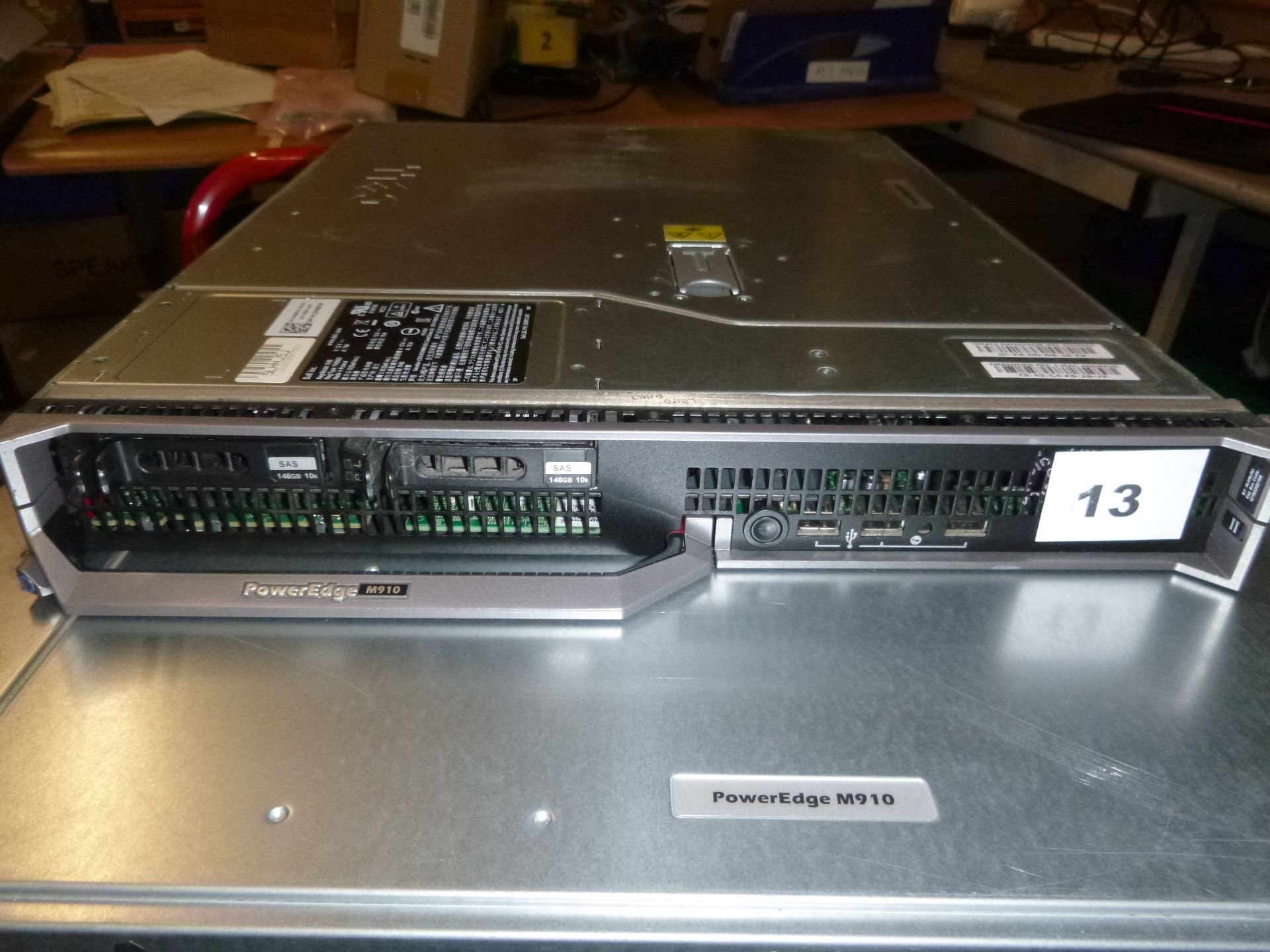 DELL POWEREDGE M910 BLADE SERVER. 4 X 8 CORE E7-4830 2.13GHZ PROCESSORS. 512GB DDR3 RAM (16 X 32GB