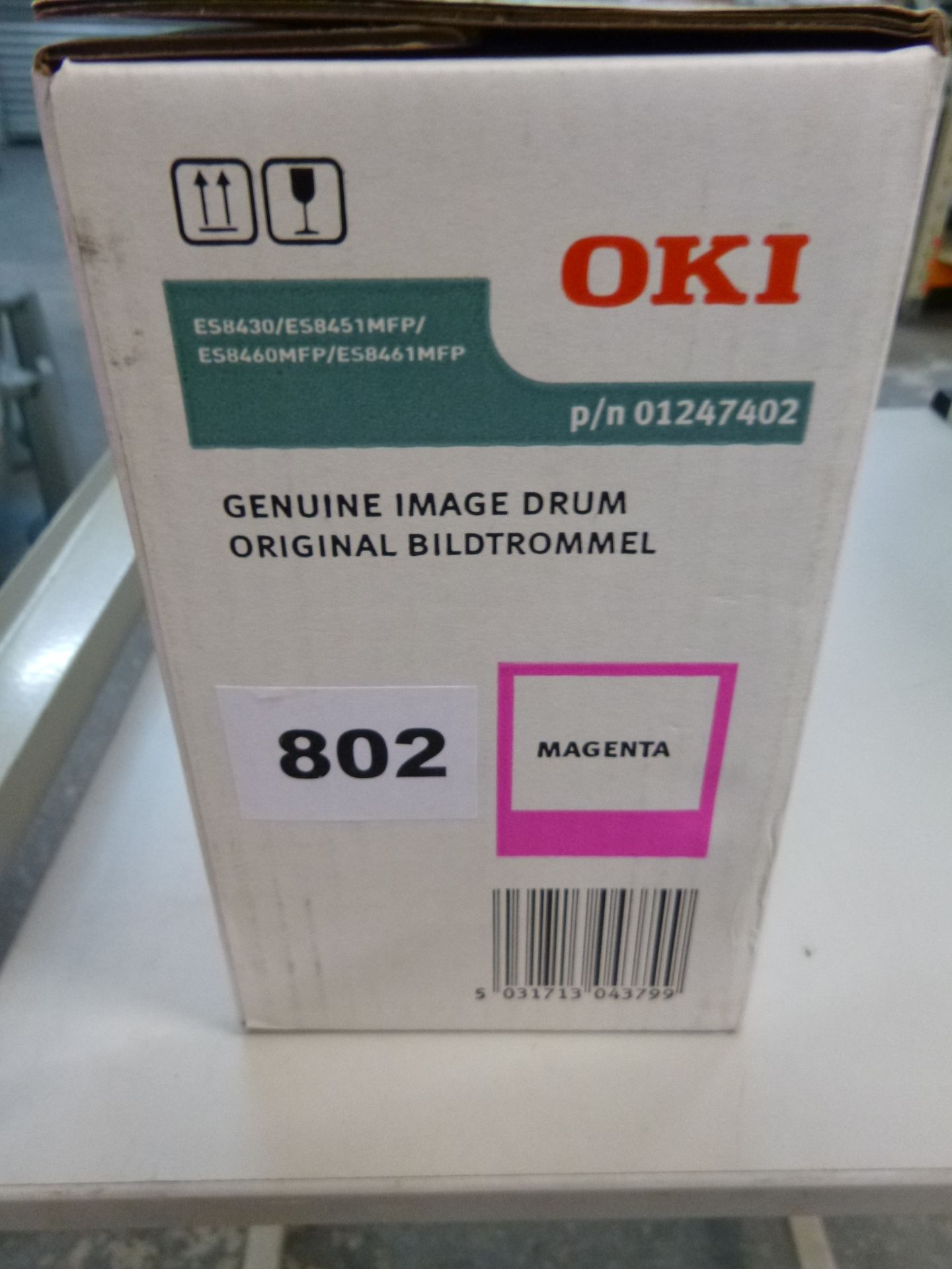 OKI GENUINE MAGENTA IMAGE DRUM P/N 01247402. FOR ES8430 / ES8451MFP / ES8460MFP / ES8461MFP