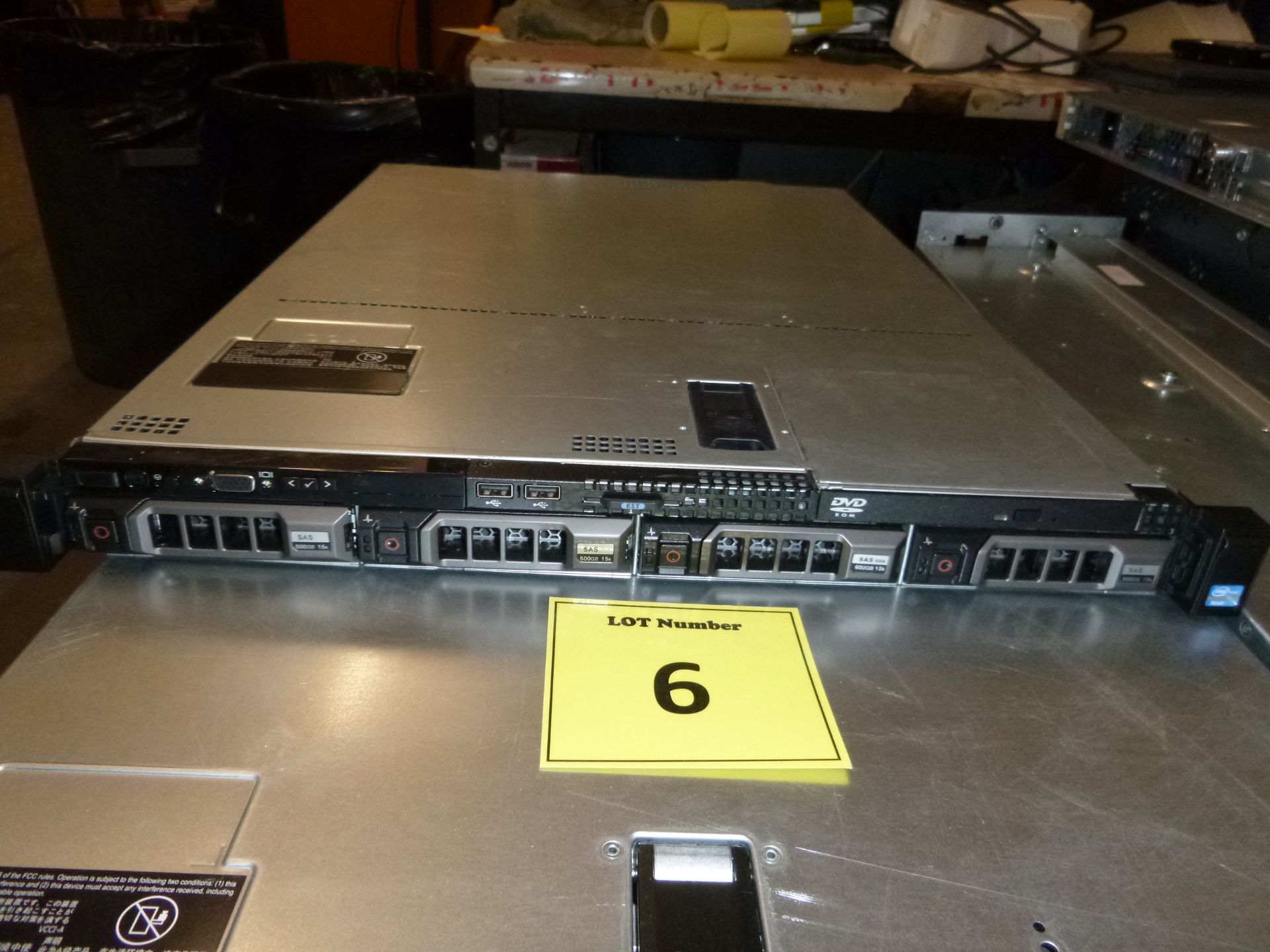 DELL POWEREDGE R420 1U RACKMOUNT FILESERVER. XEON E5-2440 6 CORE 2.4 GHZ PROCESSOR. 32GB DDR3 RAM. 4