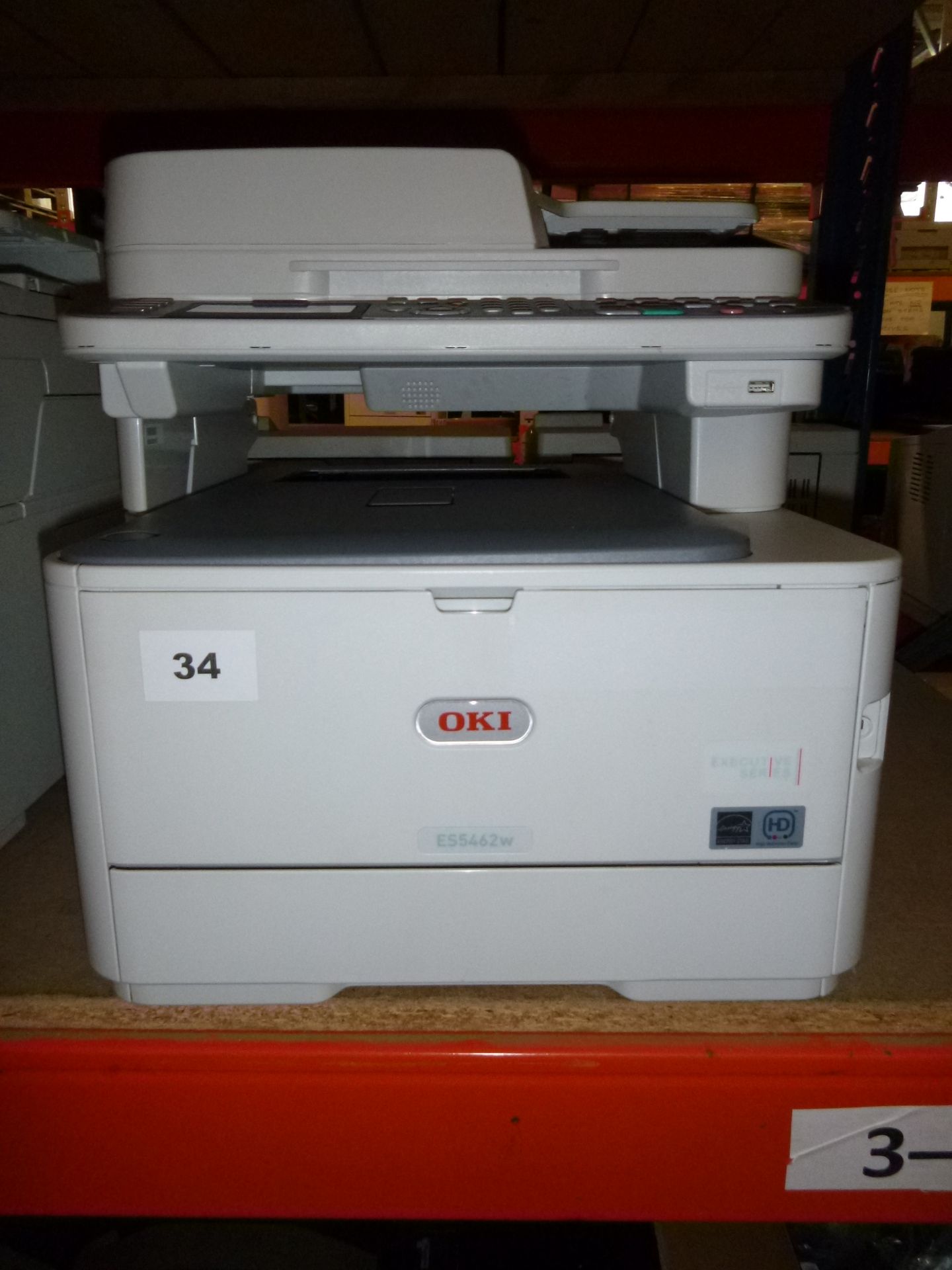 OKI ES5462W HIGH DEFINITION MULTI FUNCTION COLOUR LASER PRINTER. WITH TEST PRINT