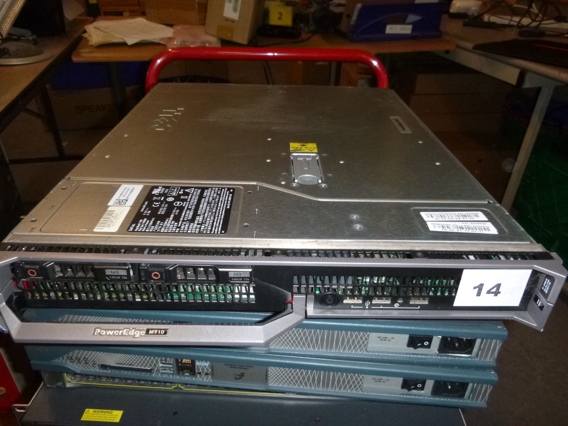 DELL POWEREDGE M910 BLADE SERVER. 4 X 8 CORE E7-4830 2.13GHZ PROCESSORS. 512GB DDR3 RAM (16 X 32GB