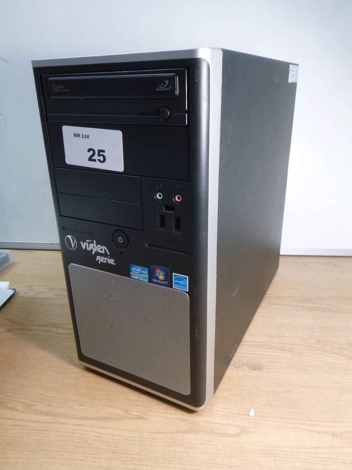 VIGLEN GENIE COMPUTER. CORE i5 3.10GHZ PROCESSOR, 4GB RAM, 250GB HDD, DVDRW. WINDOWS 7 HOME