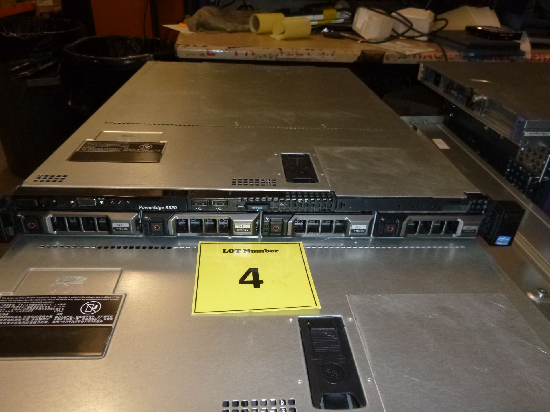 DELL POWEREDGE R320 1U RACKMOUNT FILESERVER. XEON E5-2430 6 CORE 2.2 GHZ PROCESSOR. 48GB DDR3 RAM. 4