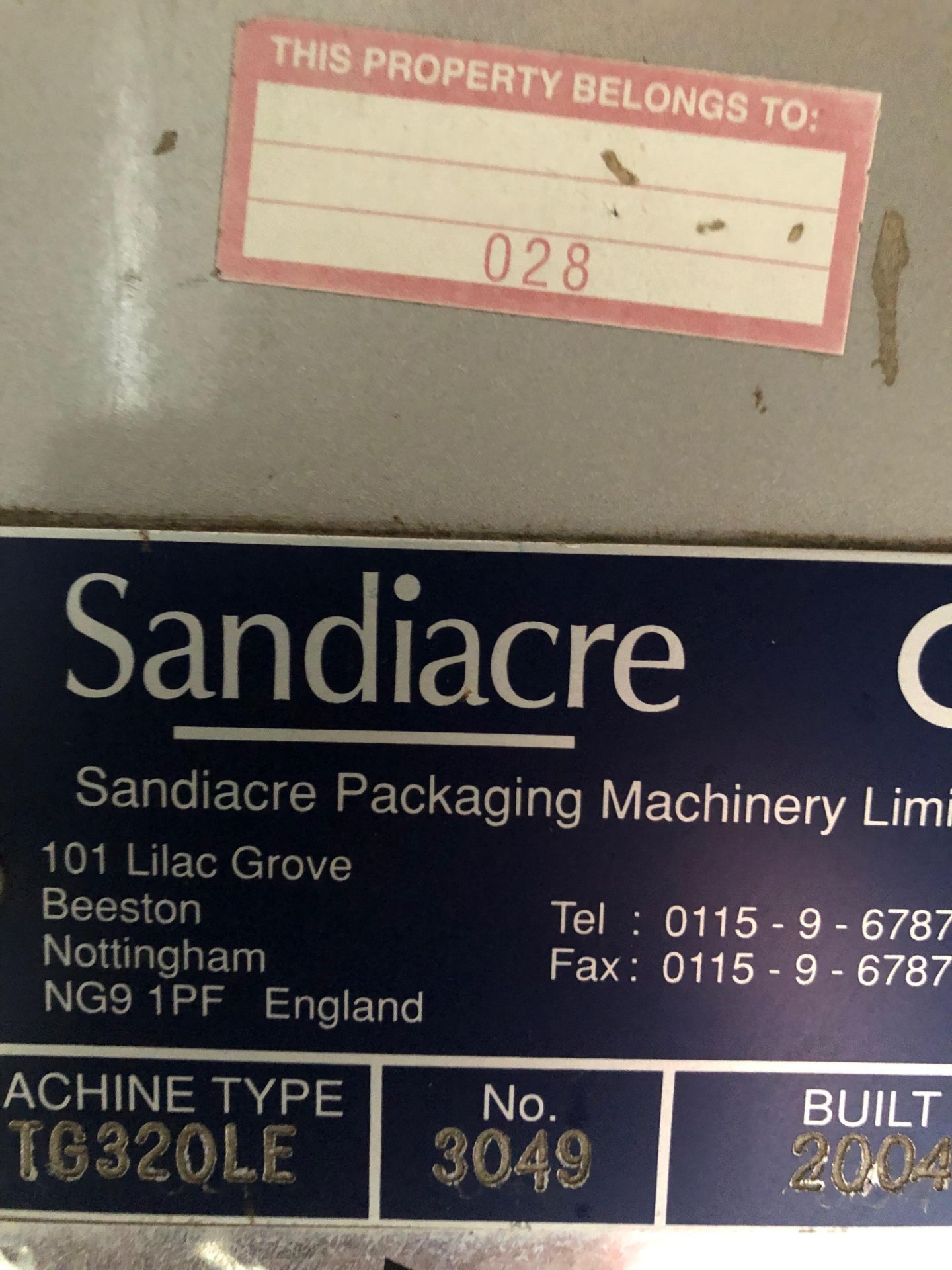 Sandiacre TG320 - Image 2 of 3