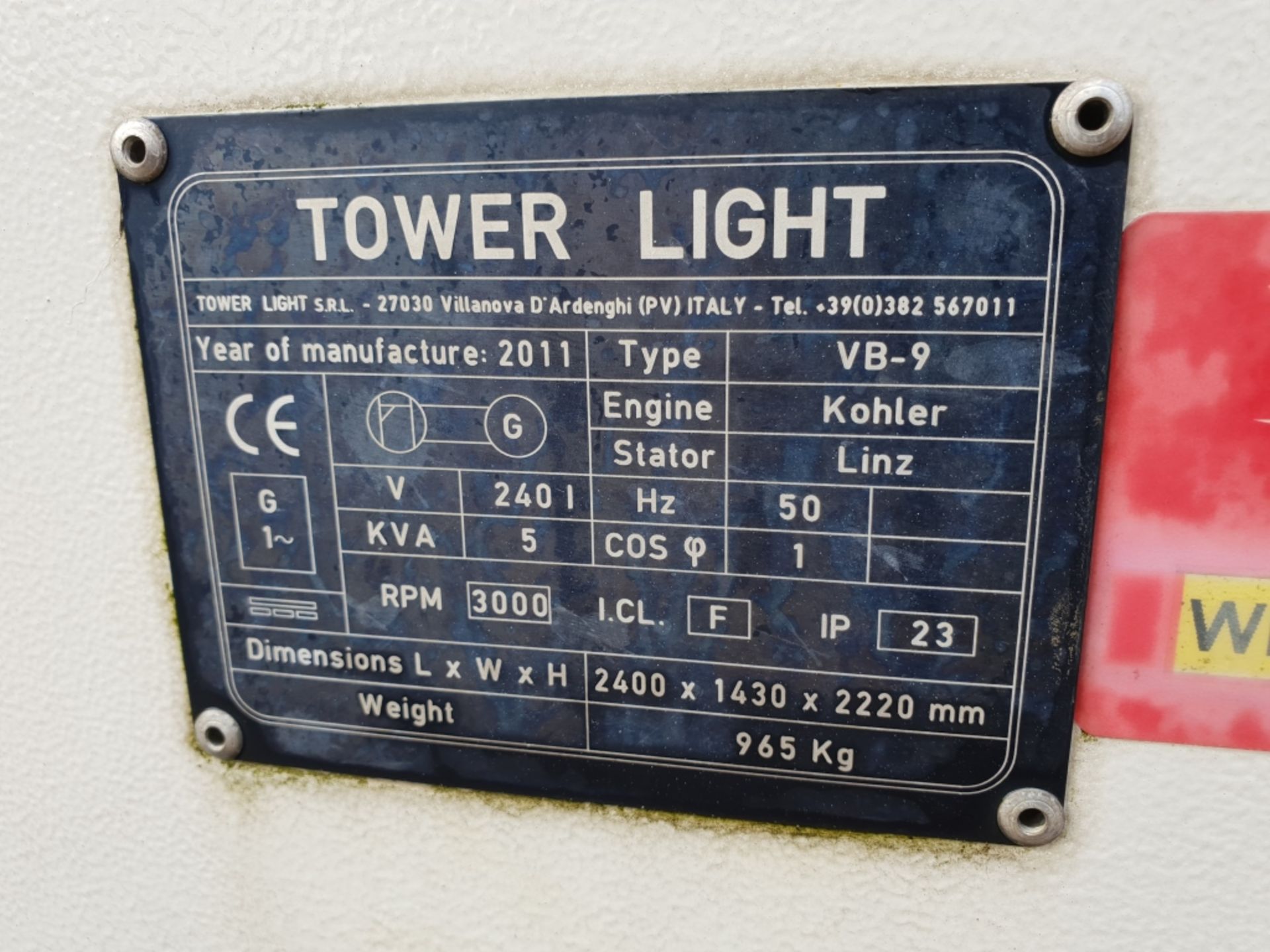 VB9 Lighting Tower Light - Image 5 of 8