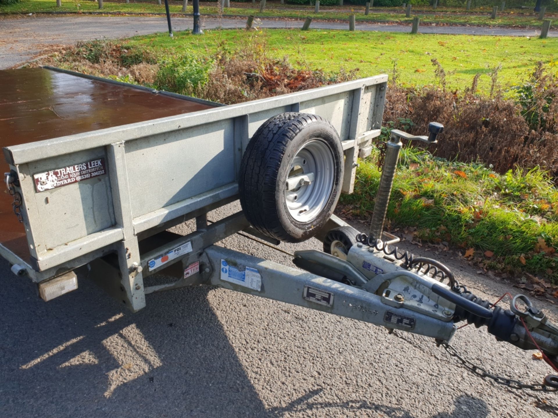 2012 Ifor Williams flatbed Trailer - Image 3 of 6