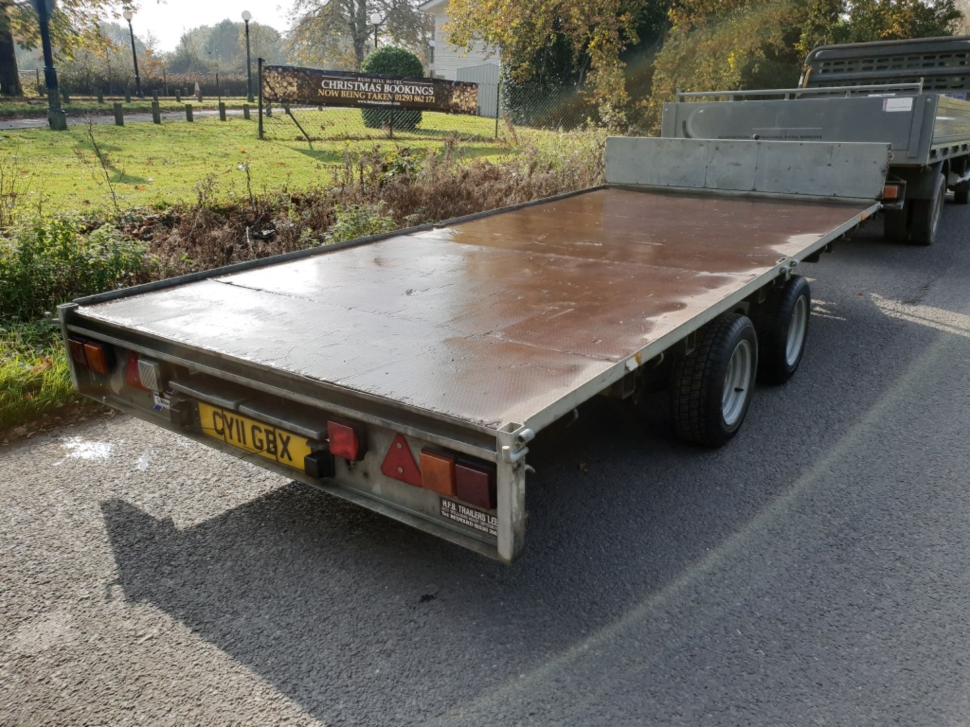 2012 Ifor Williams flatbed Trailer - Image 2 of 6