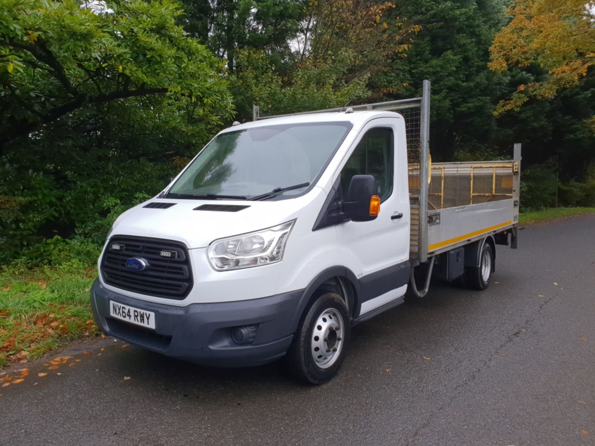 2014 Ford Transit Dropside Truck with Tail lift