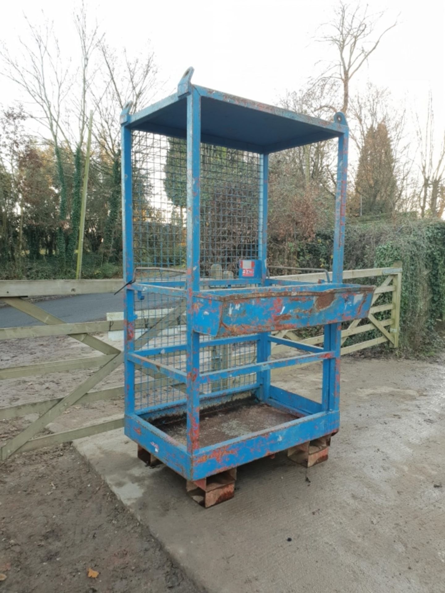 Conquip Man Riding Crane or Forklift Access Cage. - Image 3 of 4