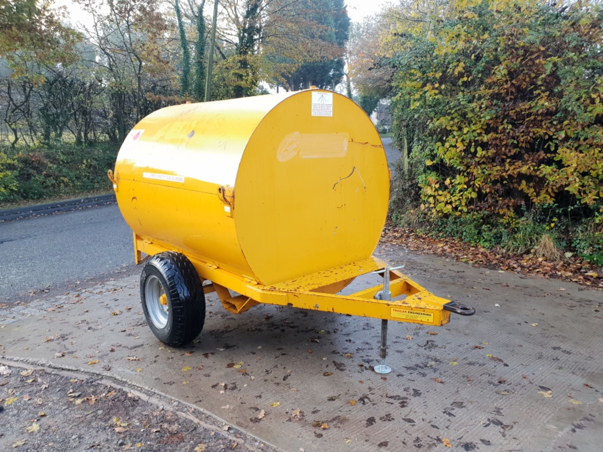 Trailer Engineering 2140ltr Bunded Diesel Bowser - Image 3 of 9