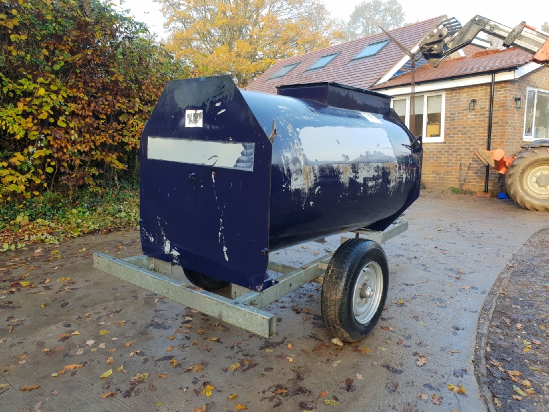 Main 1000 litre Bunded Site Tow Diesel Bowser