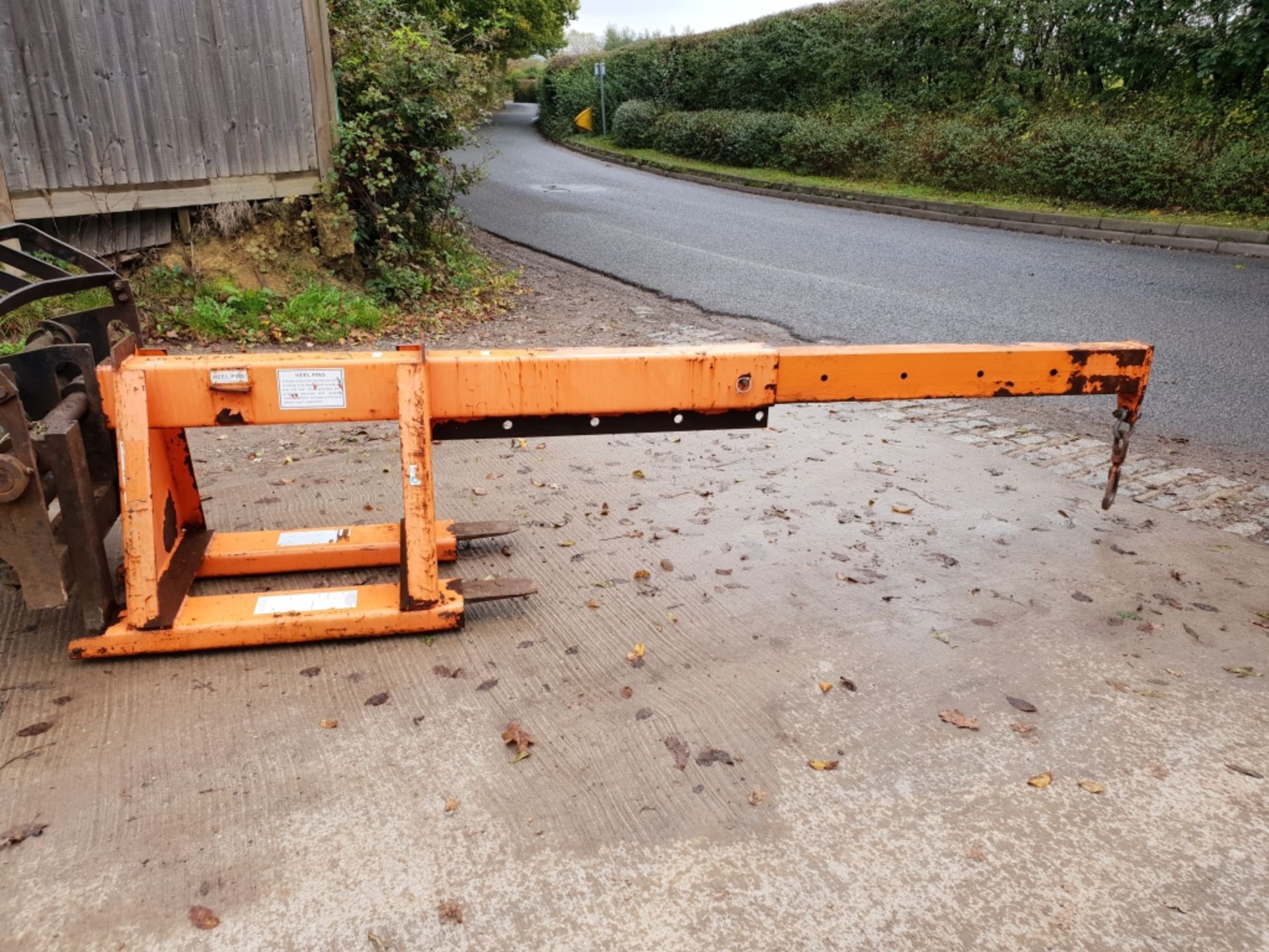 Forklift Extending Crane Lifting Jib. - Image 4 of 5