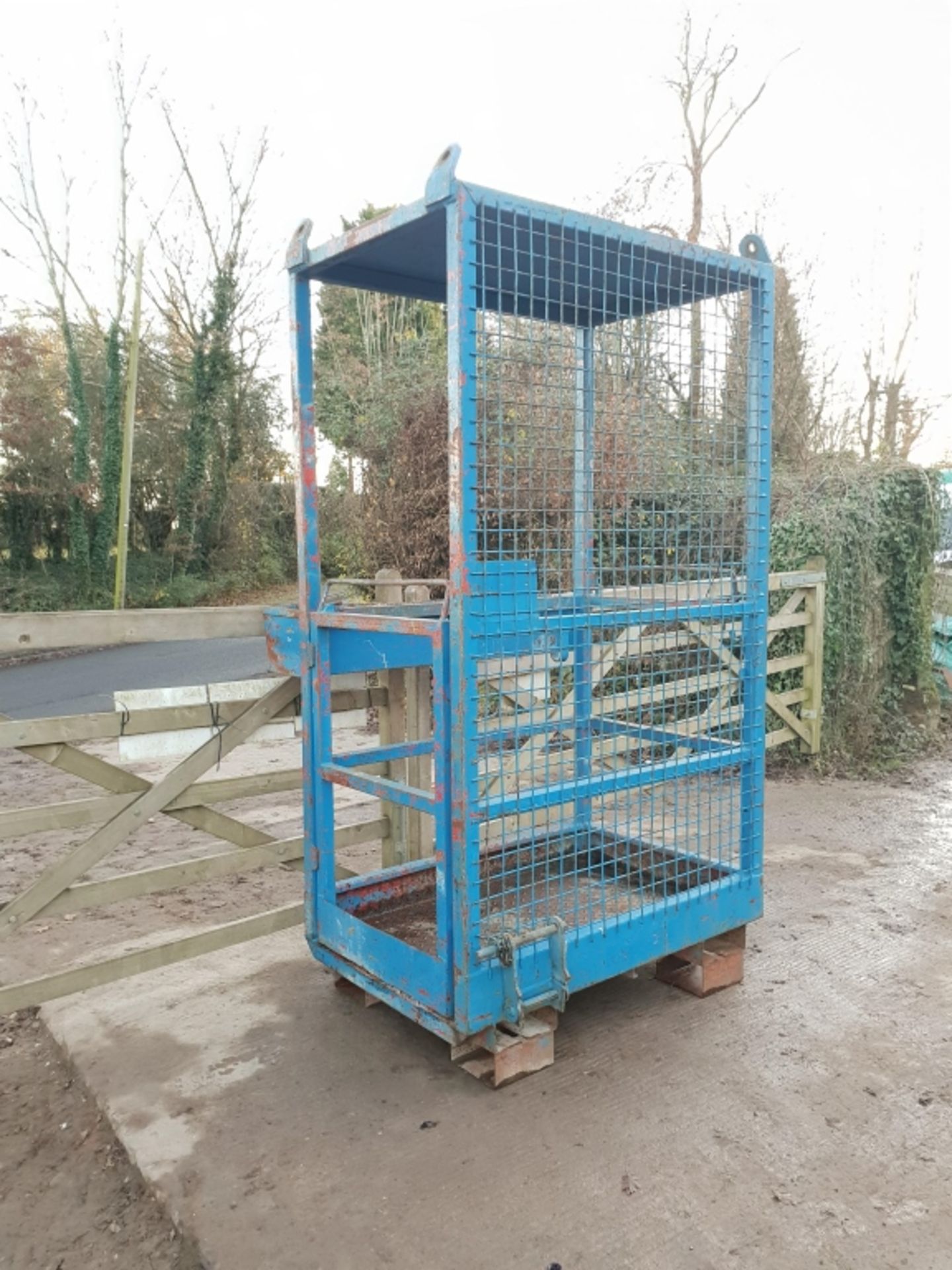 Conquip Man Riding Crane or Forklift Access Cage. - Image 4 of 4