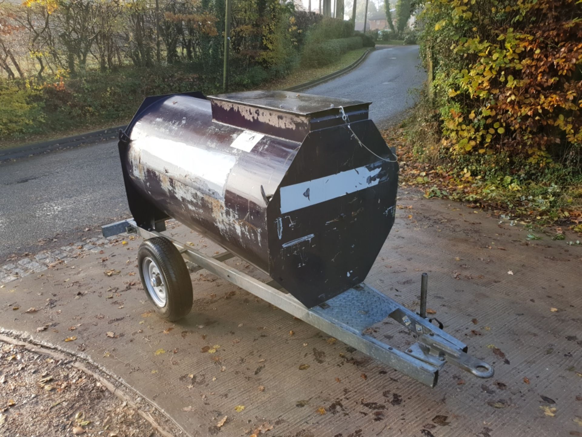 Main 1000 litre Bunded Site Tow Diesel Bowser - Image 8 of 9