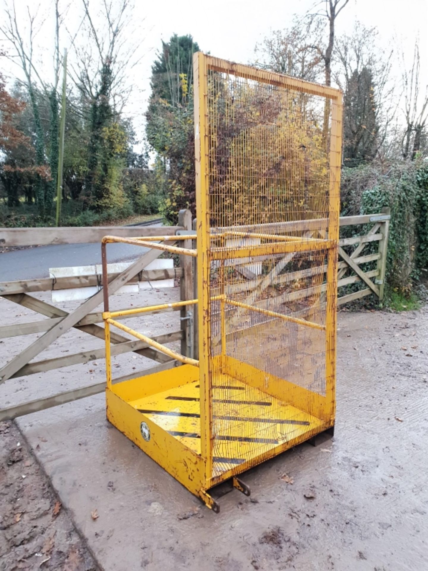 Forklift Man Cage Access Basket. - Image 2 of 5