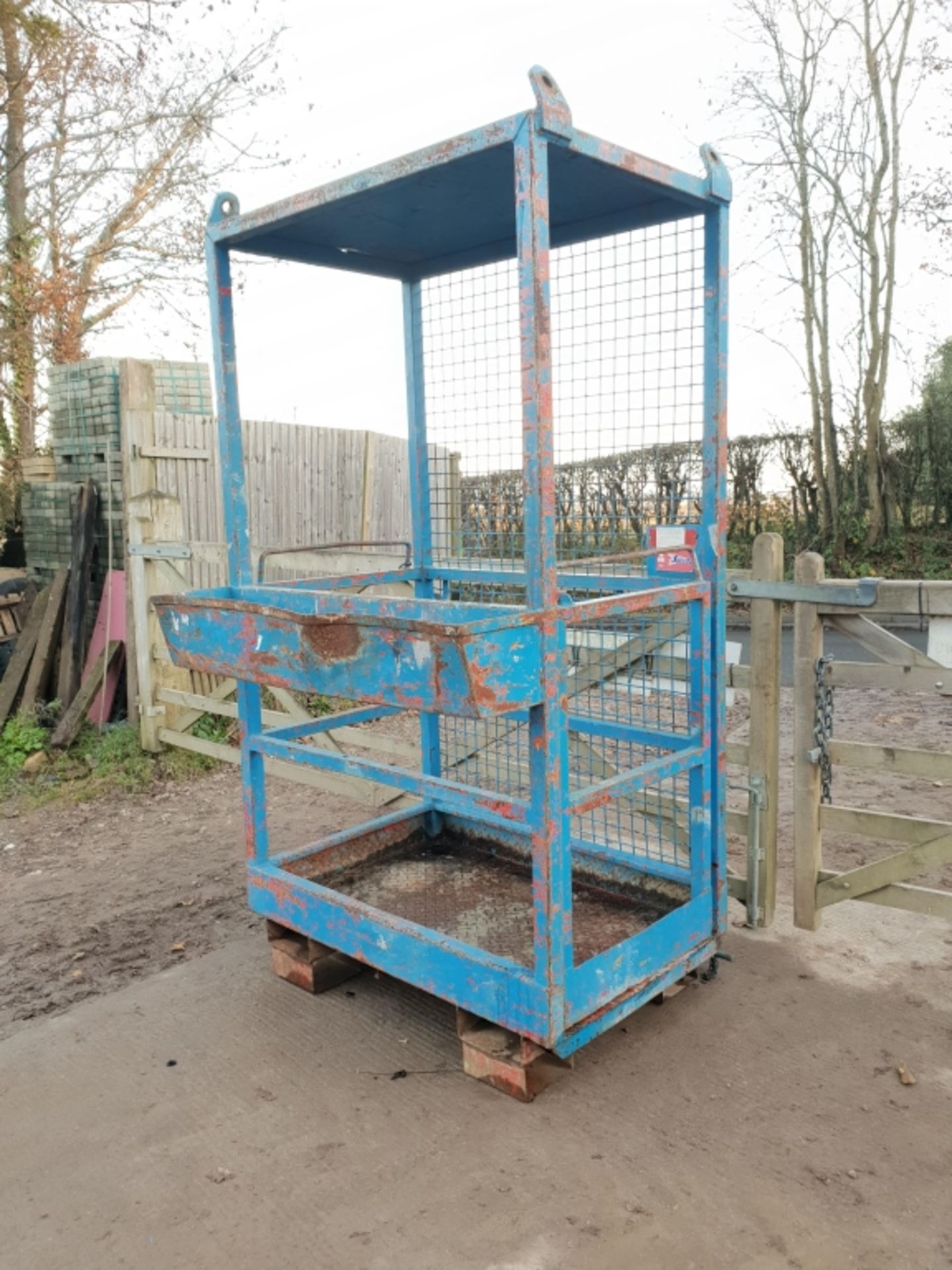 Conquip Man Riding Crane or Forklift Access Cage. - Image 2 of 4