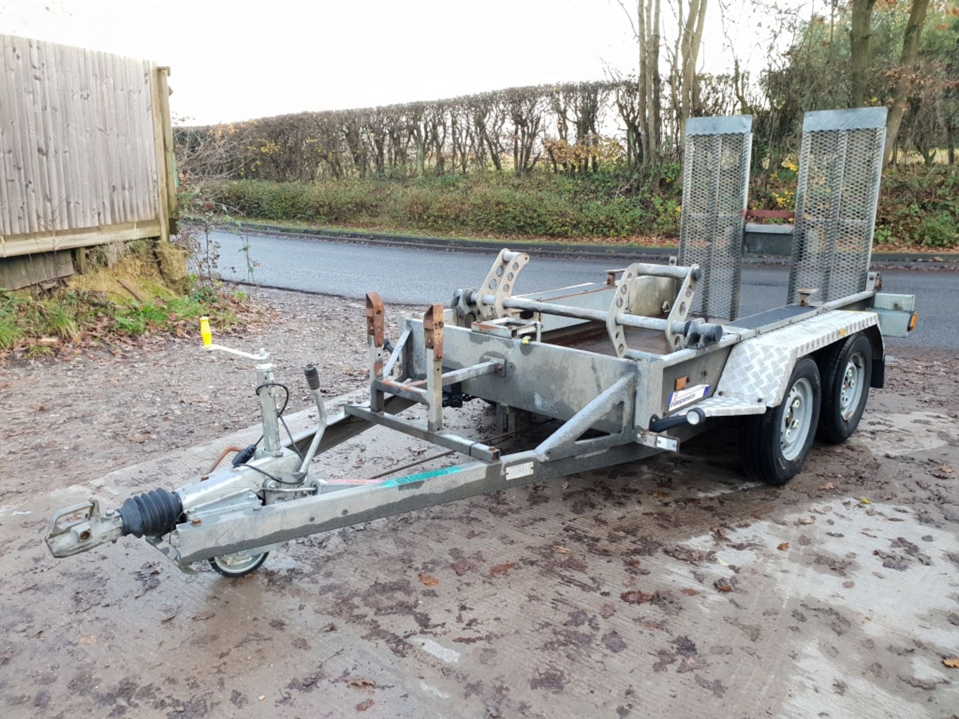 Indespension AD2000 8x4 Mini Digger Plant Trailer