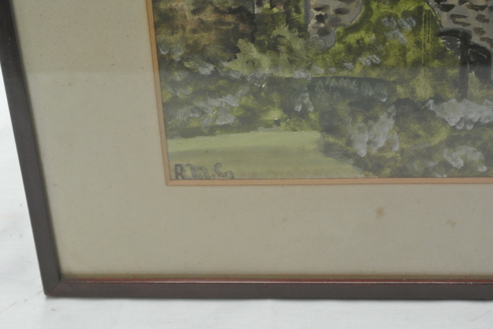 A framed original amatuer painting showing the Roy - Image 3 of 3