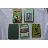 A collection of 5 golfing interest books, to inclu