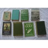 A collection of 8 golfing interest books, all by B