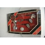 A vintage/ retro golf themed de luxe bar set in or