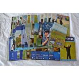 A collection of various Open Championship programm