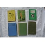 A collection of 6 golfing interest books, to inclu