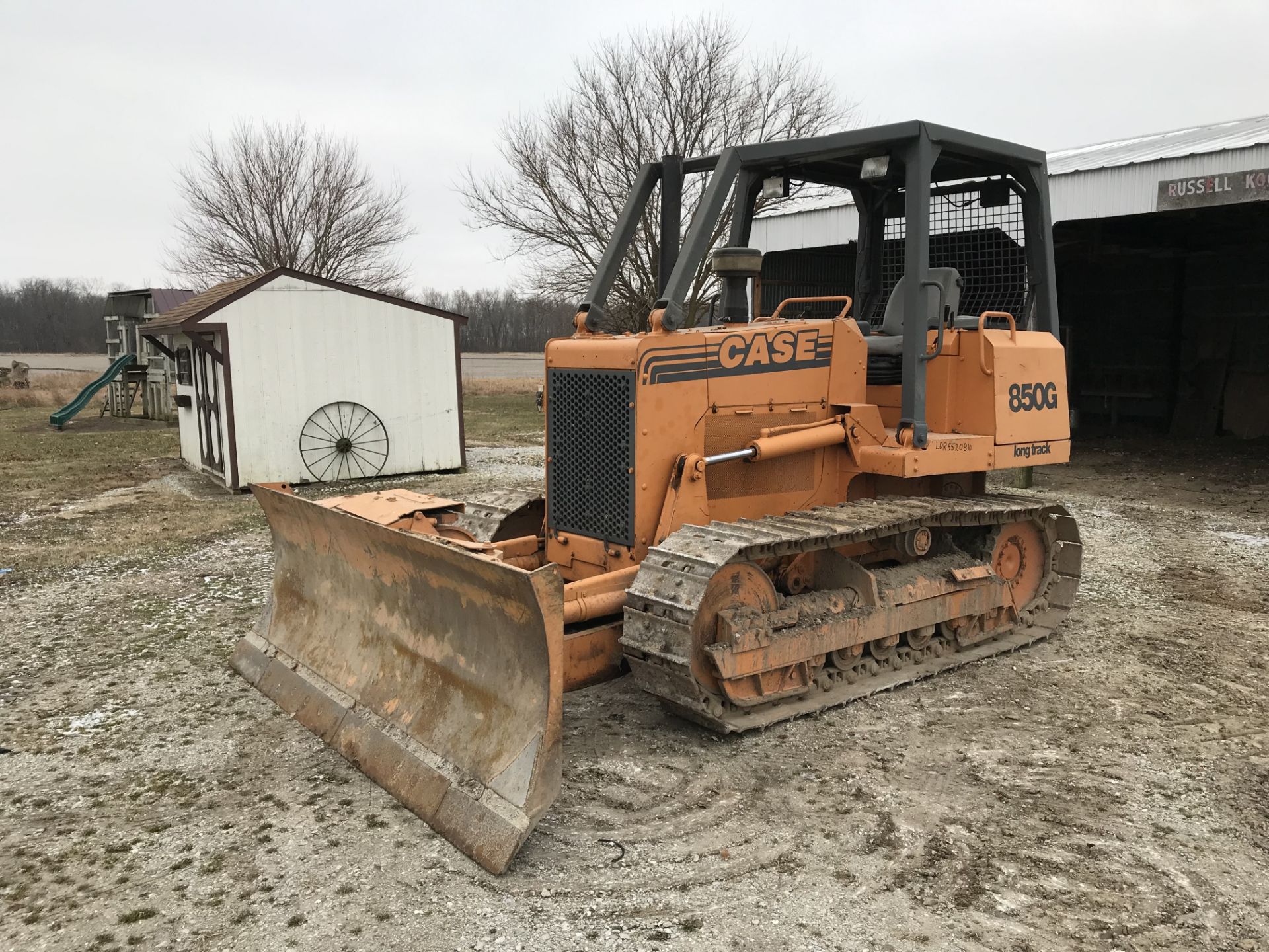 CASE 850G DOZER, LONG TRACK, 6 WAY BLADE, OPEN STATION, 4370 HOURS, #JJ60217851