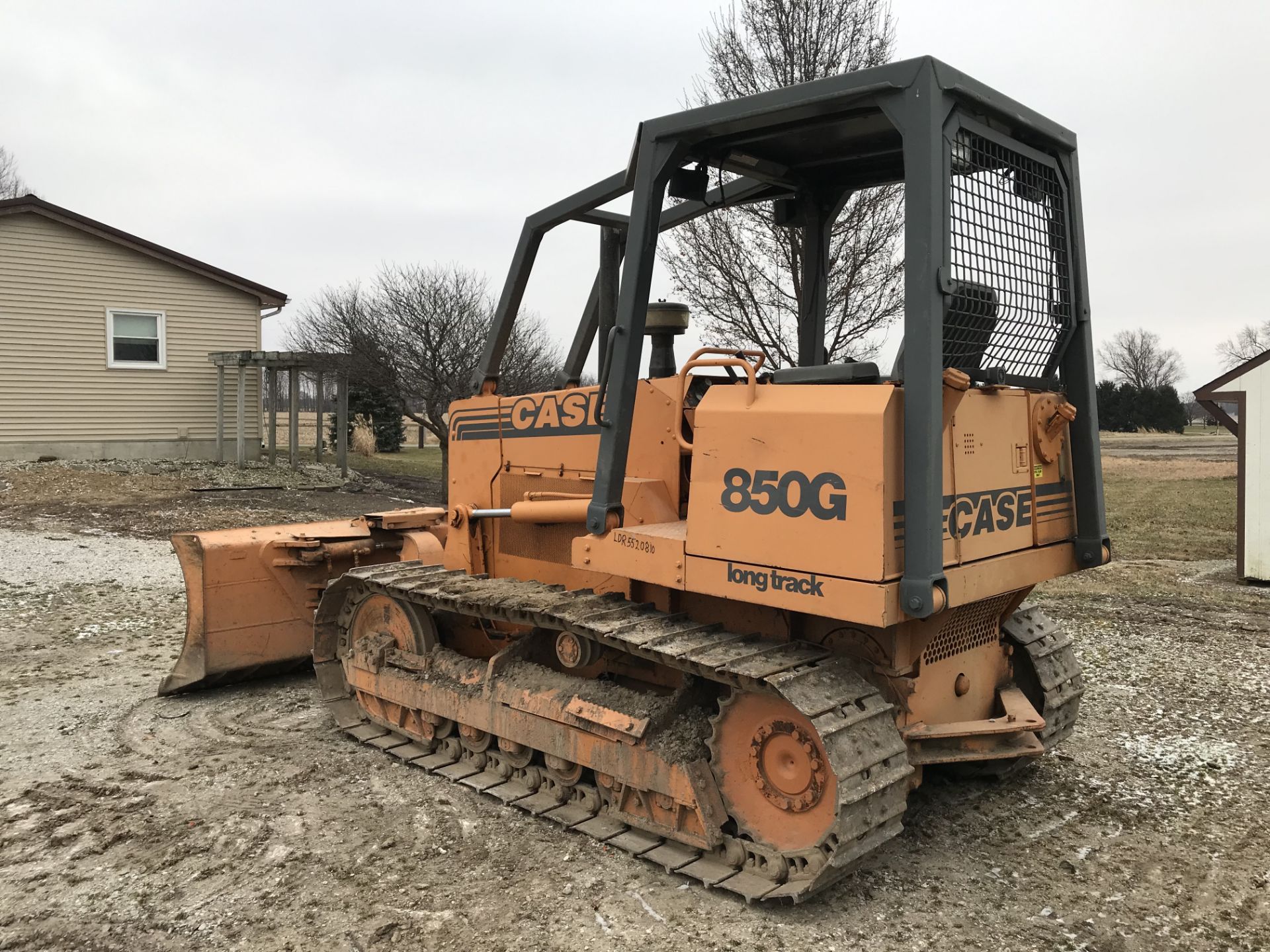 CASE 850G DOZER, LONG TRACK, 6 WAY BLADE, OPEN STATION, 4370 HOURS, #JJ60217851 - Image 9 of 13