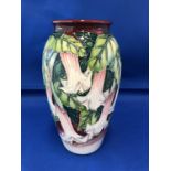 Anji Davenport for Moorcroft Pottery - A Moorcroft Collectors Club 2002 edition Angels trumpet