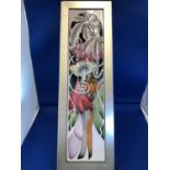 Vicky Lovatt for Moorcroft Pottery - Waxcup Wonders, pattern plaque [PLQ4], from the Legacy