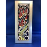 Vicky Lovatt for Moorcroft Pottery - A Christmas Bells pattern plaque from The New Zealand