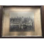 Football Interest - Wimbledon League Champions 1911-1912 framed photograph, titled Morgan's