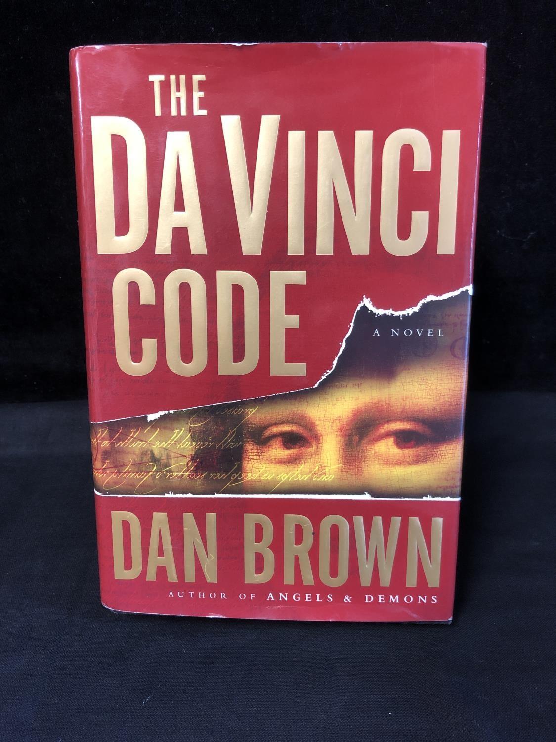WITHDRAWN - Book - Dan Brown - The Da Vinci Code, First Edition/printing, published by Doubleday 2