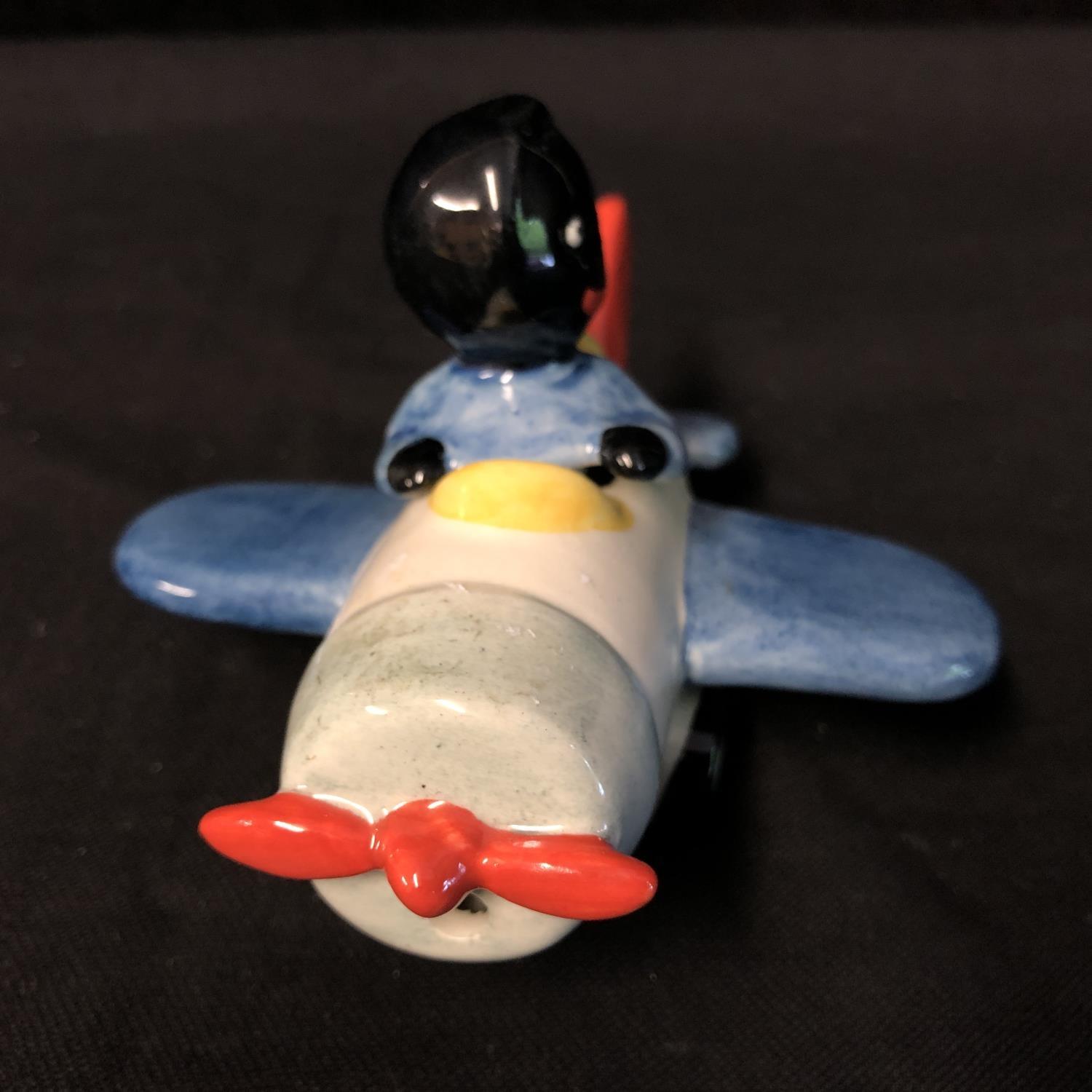 Carlton Ware - A limited edition small Golly in his aeroplane, numbered 17/25, gollys head and - Image 11 of 14