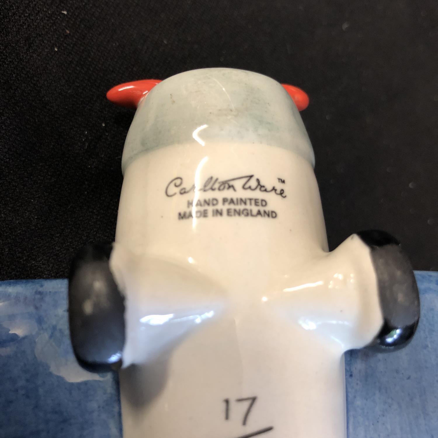 Carlton Ware - A limited edition small Golly in his aeroplane, numbered 17/25, gollys head and - Image 13 of 14