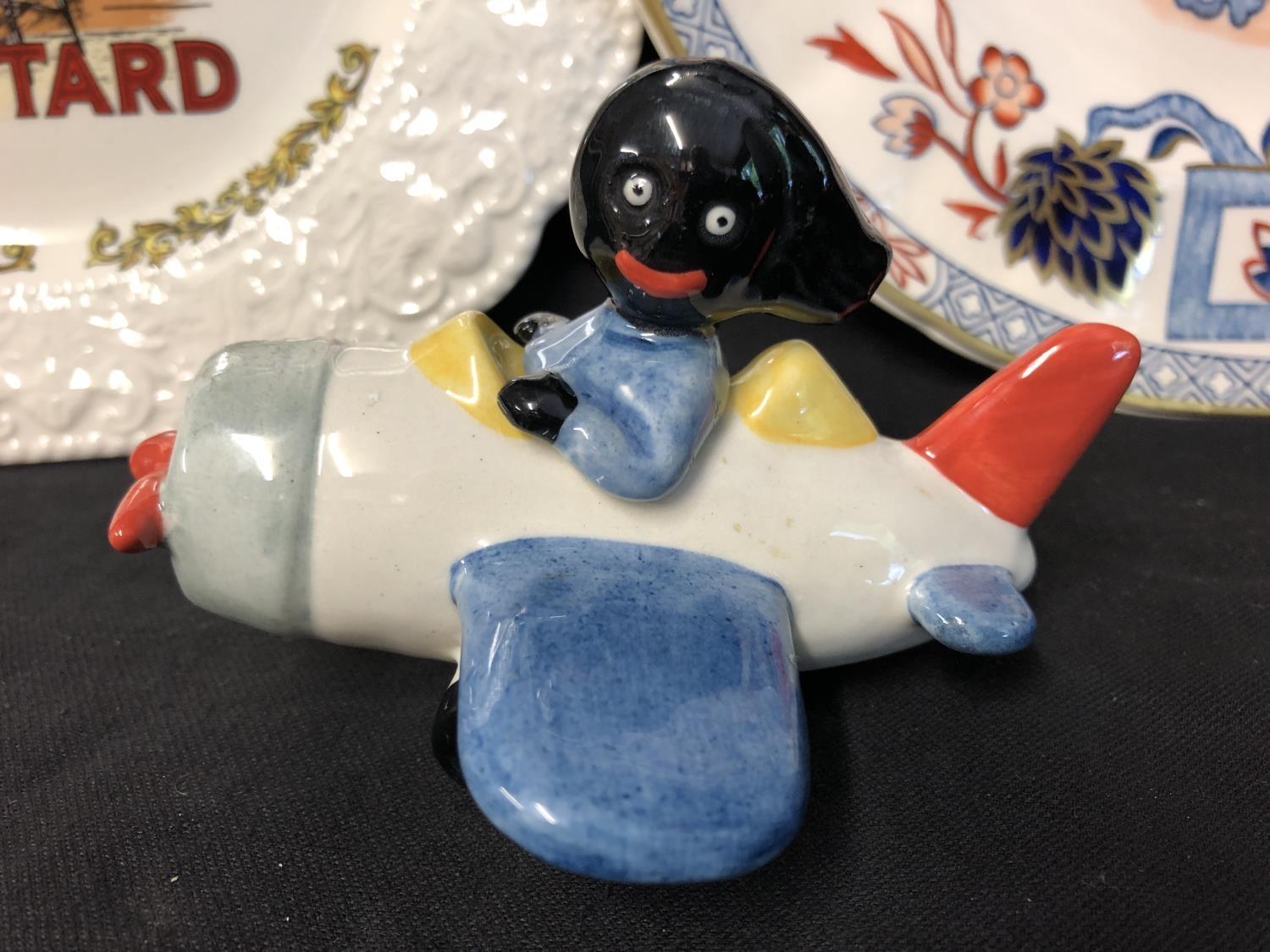 Carlton Ware - A limited edition small Golly in his aeroplane, numbered 17/25, gollys head and - Image 2 of 14