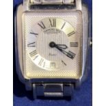 Raymond Weil - A Saxo stainless steel ladies wristwatch, model no 9910; two spare strap links,