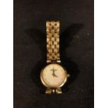 A Raymond Weil Ladies wristwatch, 18ct gold plated, model no 5888.