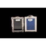 TWO SILVER PHOTOFRAMES